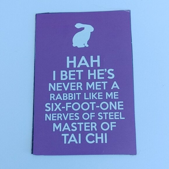 Rise of the Guardians Movie Quote Fridge Magnet Homemade Six-foot-one, nerves o - Picture 1 of 2
